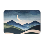 【Monster】 Soft Diatomaceous Earth Absorbent Mat &ndash; Minimalist Mountain Series (60x40cm) &ndash; Moonlit Tale, , large
