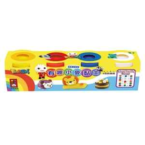 [風車圖書] 有趣小麥黏土4色經典組(藍色)-FOOD超人