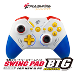 【FlashFire】BTG Switch藍牙喚醒遊戲手把 巨集循環 OLED 自動連發 支援PC有線, , large