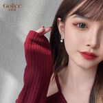 【Gulicc】古莉可 耳環 輕奢鑲鑽珍珠耳環, , large