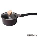 【Korea King】Crystal Ceremic Coated Non-Stick Pot with Glasslid 18cm, , large