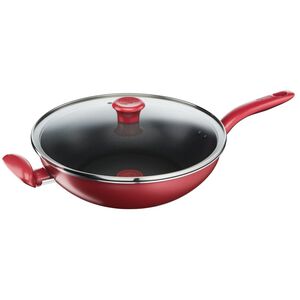 特福美食家系列不沾炒鍋加蓋32CM