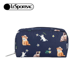 Lesportsac Rectangular Cosmetic 長形化妝包 盥洗包 收納包 女包(熱帶度假貓咪), , large