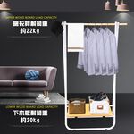 GS MALL 台灣製造 一組 折疊吊掛衣帽架 衣帽架 毛巾架 晾曬架 吊衣架 曬衣架 衣架 曬衣支架 折疊架 吊掛架, , large