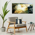 【御畫房】黃河頌 國家一級畫師手繪油畫60&times;120cm(VF-147), , large