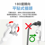 鉅玉經典｜一開四插延長線 15尺 JY-214AS-15, , large