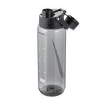 NIKE TR RECHARGE 大口徑水壺 24OZ/709ML 運動水壺 隨身杯 水瓶 可機洗 防漏 耐熱 透明黑, , large