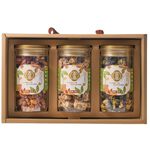&ldquo;Good Things Happen&rdquo; Peanut Gift Box (Peanut Brittle, Crispy Peanut, Soybean Peanut) | Handmade Sweet & Spicy Nut Candy, Ideal Festival Gift【ChouChou Enterprise】, , large