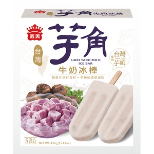 義美台灣芋角牛奶冰棒87.5gx5