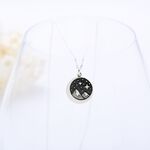 【Angel & Me】山 繁星 星星 月亮 s925 純銀 項鍊 露營 登山, , large