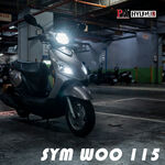 【PA LED】SYM Woo 全車LED套餐 小魚眼 H4 LED大燈 定位燈 小燈 煞車燈 方向燈 車牌燈 牌照燈, , large