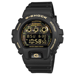 CASIO 卡西歐G-SHOCK BOLD CAMO 系列 迷彩風格電子錶 手錶-黑 送禮 禮物 推薦(DW-6900CF-1)