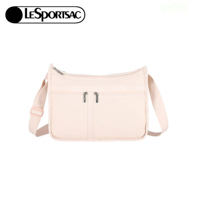 LeSportsac Deluxe Everyday Bag 奢華斜背包 送禮-晨曦桃粉