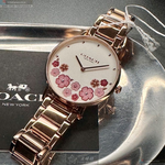 [星晴錶業]COACH手錶,36mm,CH00202白色錶面玫瑰金錶殼玫瑰金色精鋼錶帶款, , large