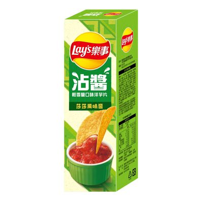 樂事輕雪鹽口味莎莎風味醬洋芋片85g