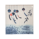 針織中門簾-85x90cm-日式風鈴-2條, , large