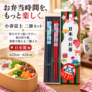 【HIYASU日安工坊】日本工藝箸-小春富士 2入
