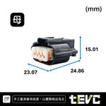 《tevc》1.2 C149 4P  防水 母接頭 引擎 節氣門 機車感測器 傳感器  怠速控制閥 汽車連接器 汽車 機, , large