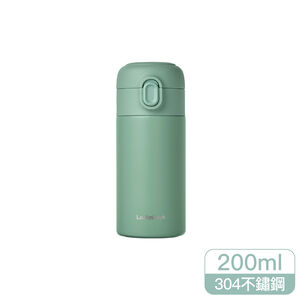 樂扣簡約彈蓋迷你保溫杯200ml-薄霧綠
