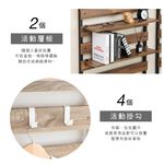 免運 澄境 二代升級版工業風頂天立地收納掛架(附層板*2掛勾*4) 收納櫃 收納架 衣帽架 寬版直立式置物架 SH020, , large