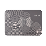【Monster】 Soft Diatomaceous Earth Absorbent Mat &ndash; Window Blossom Series (60x40cm) &ndash; Turquoise Gray, , large