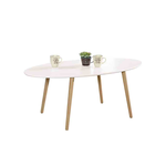 【BODEN】奇奧尼3.3尺白色橢圓形大茶几, , large