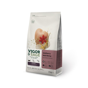 【PawHomie】靈萃 VIGOR&SAGE 幼貓枸杞去骨雞肉無穀糧 2KG