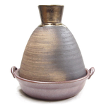 [豐名日本餐具] 六號高蓋鍋 備前金彩  / C06PT0-44, , large