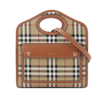 Handbag＆crossbody pocket bag, , large