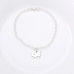 【Angel & Me】Lucky Pig s925 sterling silver bracelet Birthday gift, , large