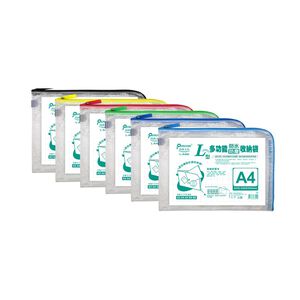 Pencom尚禹 A4 L型多功能收納袋-多色 (L-A400)黑