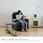 貓抓皮電動沙發 貓抓皮沙發 單人躺椅 美甲椅 休閒沙發 防刮皮椅 遙控沙發 懶人椅 SF117, 黑色, large