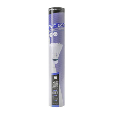 迪卡儂羽毛製羽球590-77(12入)