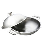 Shimizu 316 Stainless Wok 40cm, , large