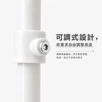 【ROOMIX】MIT台灣製 9格防塵抽屜衣架 可調式衣架桿 移動式衣櫃 收納衣架 開放式衣櫥 衣物收納架 附輪置物架, , large