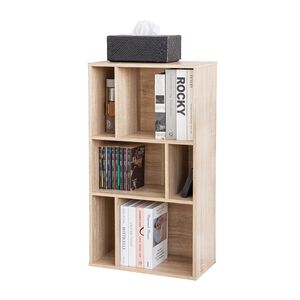 日系自然風經典六格櫃<DIY組裝商品>