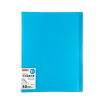 A4 Expandable Display Book, 40 Pockets &ndash; Blue , , large
