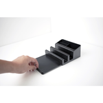 【O-Life】Multi-function laptop stand and tablet stand - black, , large