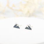 【Angel & Me】Fuji mountain s925 sterling silver earrings birthday gift, , large