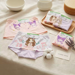 [凱美棉業] 一組2入 彈力萊卡純棉 舒適 透氣 兒童(四角款)內褲 女童純棉內褲, , large