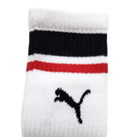 [秉宸] PUMA Fashion條紋長襪 白x黑紅條紋 BB109202, , large