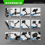 KEWIG 凱威格 WIN1 八爪減震防盜 機車手機架   源頭工廠 總代理公司貨, , large