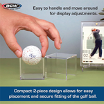 BCW Golf Ball Display Cases &ndash; 6 Pack Acrylic Boxes, , large