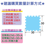 【PMU必美優】加厚巧拼地墊含邊條(咖啡/米色) 贈收納袋, , large