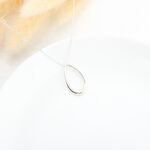 【Angel & Me】Waterdrop raindrop s925 sterling silver necklace Valentine Day gift, , large
