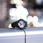 CASIO 卡西歐 G-SHOCK 黑白經典雙顯手錶 GA-700WD-1A, , large