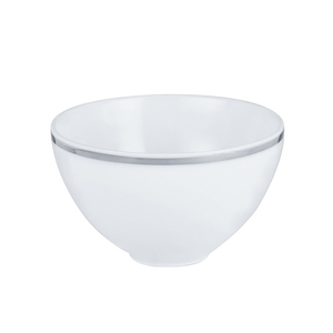 LEGLE - Ruyi-shaped soup bowl - silver rim 9.4cm