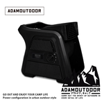 【ADAMOUTDOOR】 重裝渦輪循環扇, 黑色, large