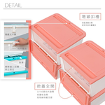 【Y HOUSE】Fully open storage box/storage box/organization box/plastic box-35L red, , large