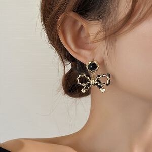 【Gulicc 】古莉可 耳環 編織蝴蝶耳環 耳飾